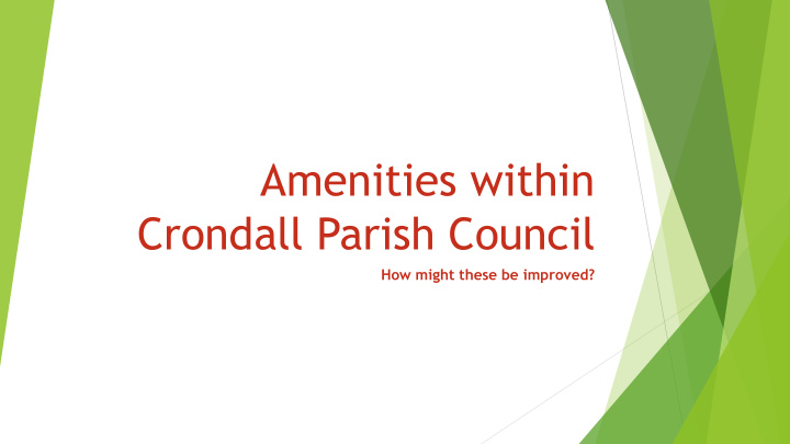 crondall parish council