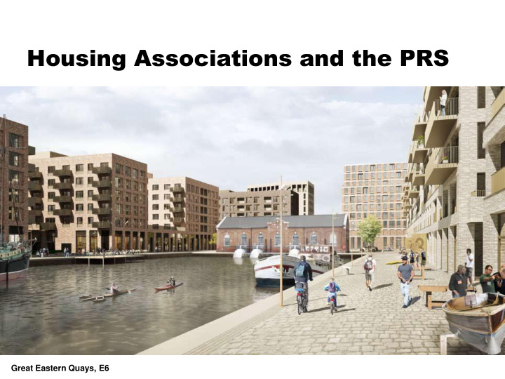 housing associations and the prs