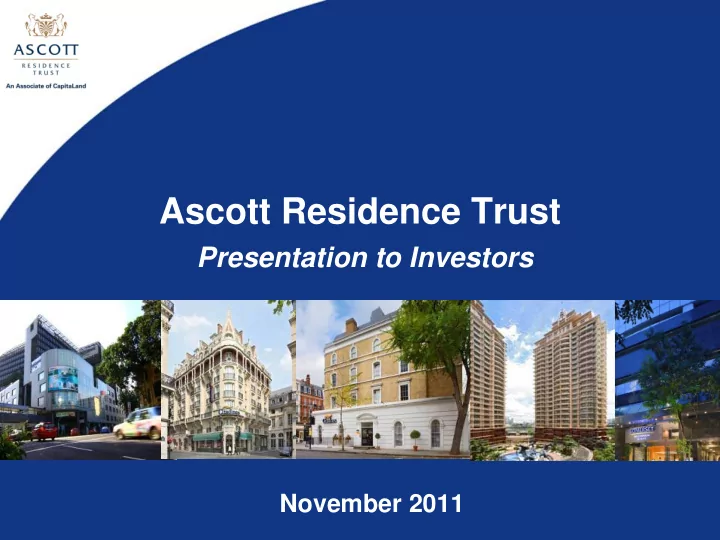 ascott residence trust