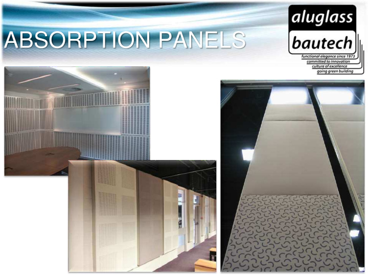 absorption panels index