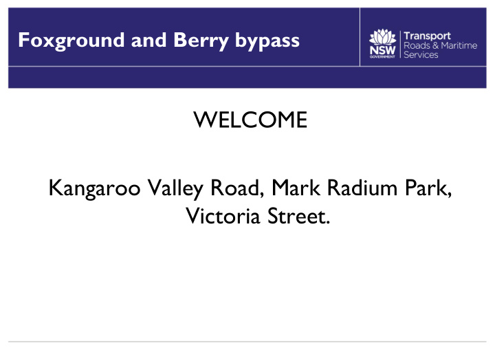 welcome kangaroo valley road mark radium park victoria