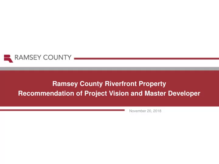 ramsey county riverfront property recommendation of
