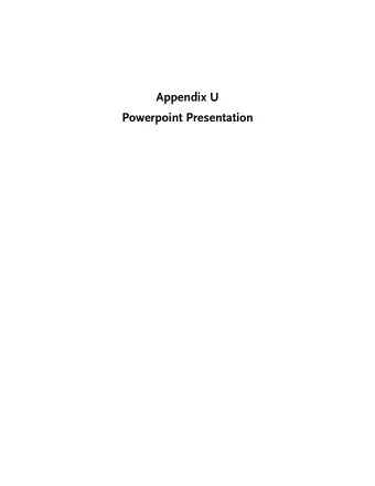 Appendix U  Powerpoint Presentation  Los Angeles County  Metropolitan Transportation Authority