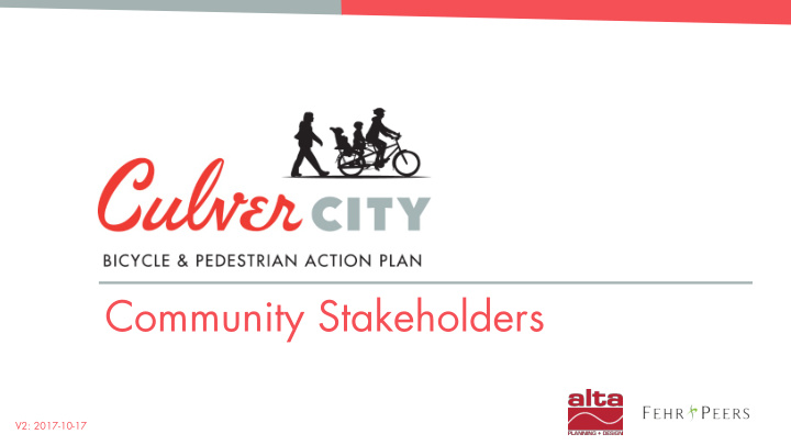 community stakeholders