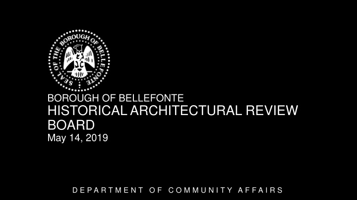 historical architectural review board