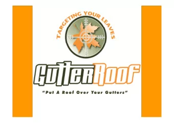 Your Home  your largest most  valuable investment.  Your Gutters Are Designed To Fail  Water