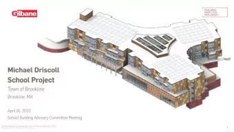 1  2  PROJECT SCHEDULE  Michael Driscoll School Project  Schedule Review  3  Site Enabling