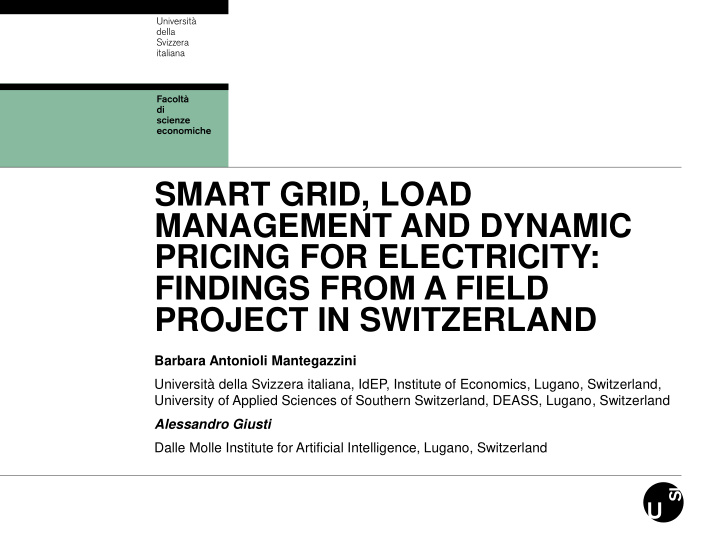 smart grid load