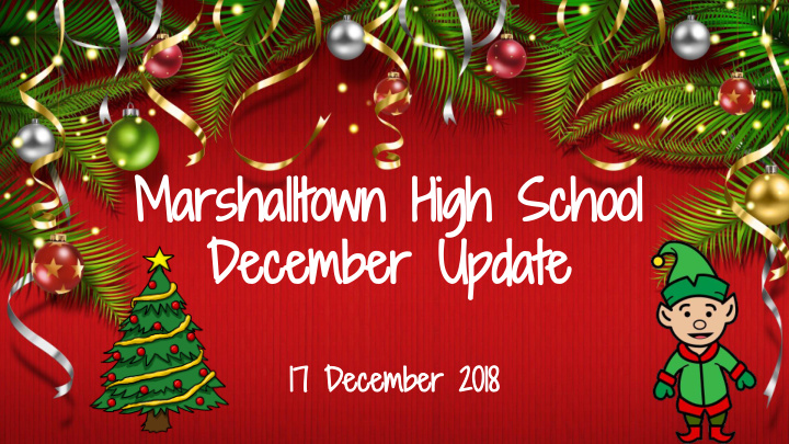 marshalltown high school december update