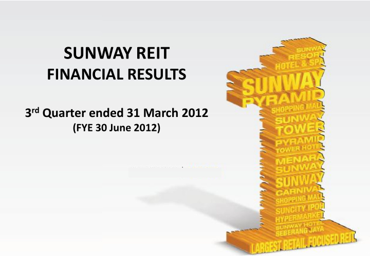 sunway reit