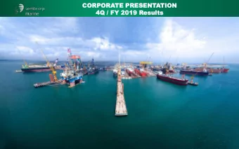 COR  CORPORA  PORATE  TE PRES  PRESENT  ENTATI  TION  ON  4Q / FY  4Q / FY 2019 R  2019 Result