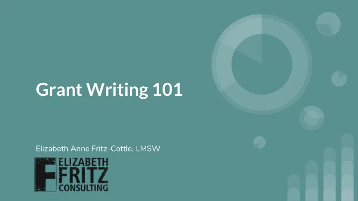 grant writing 101