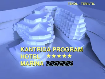 MARINA  HOTEL LOCATION IN THE ENVIRONMENT    Outstanding position in the coastal, marginal part