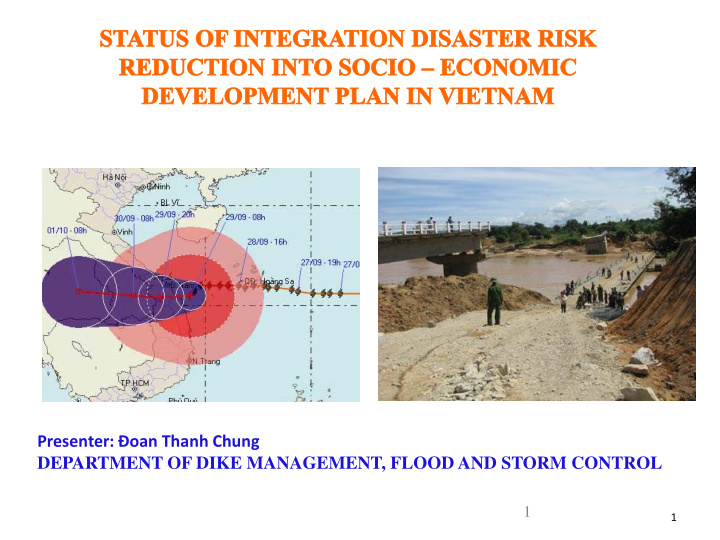 presenter oan thanh chung department of dike management