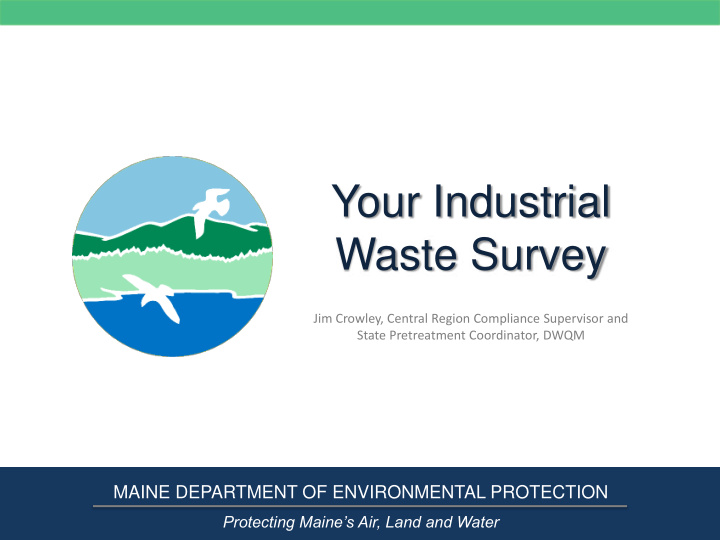 your industrial waste survey