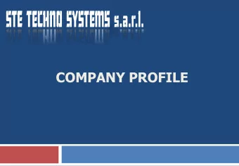 COMPANY PROFILE  HVAC , CONTRACTING &amp; DESIGN  Who are we ? Located in Zouk-Mosbeh  Lebanon,