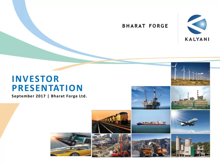 investor presentation
