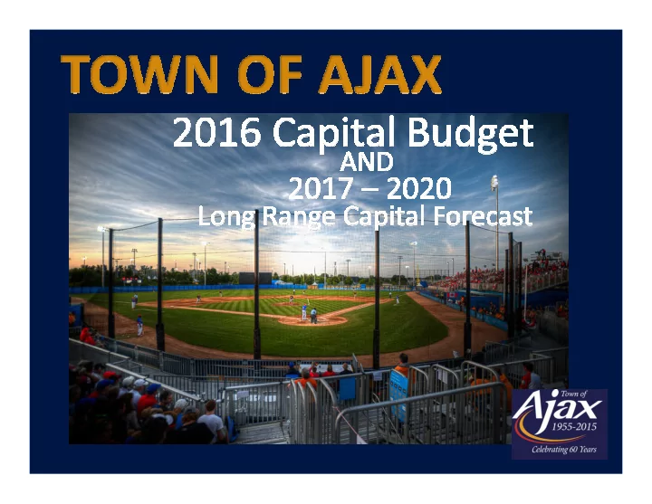 2017 capital budget