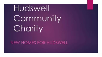 Hudswell  Community  Charity  NEW HOMES FOR HUDSWELL  2  Hudswell  Rural village in Swaledale