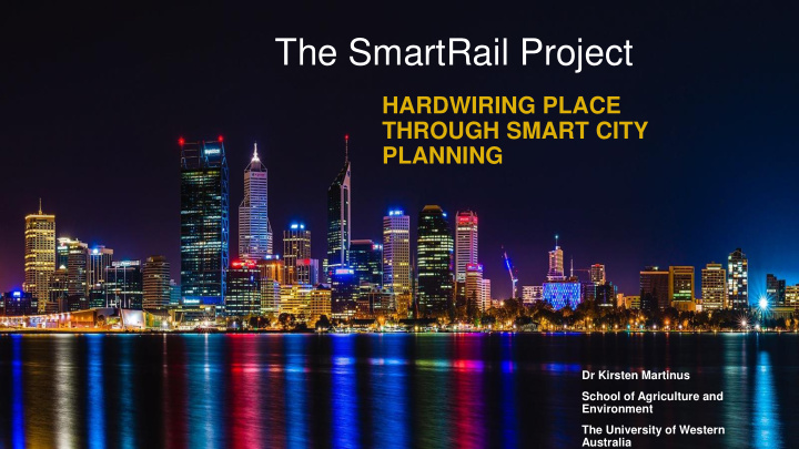 the smartrail project