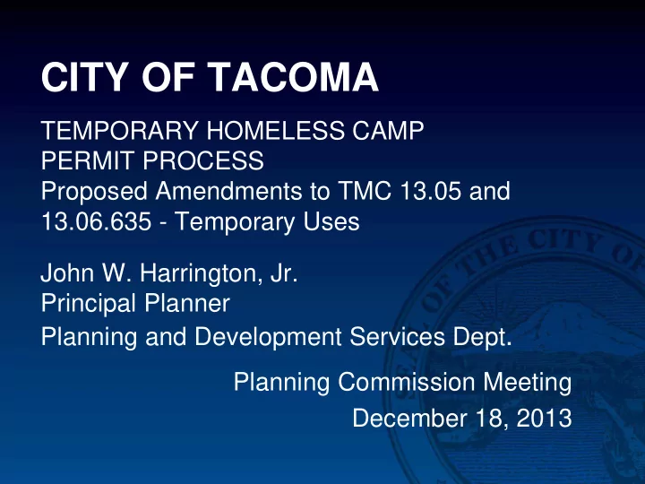 city of tacoma