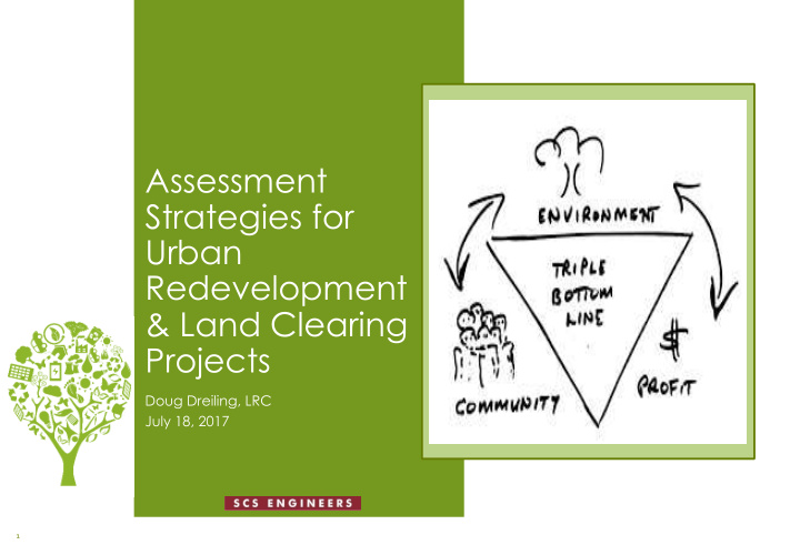 assessment strategies for urban redevelopment land