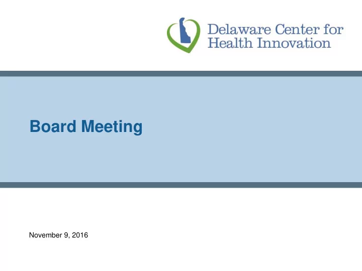 board meeting