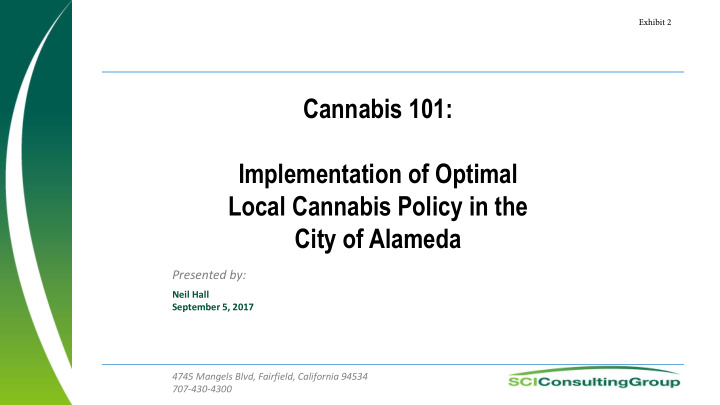 local cannabis policy in the