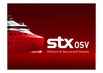 Disclaimer  This presentation should be read in conjunction with STX OSV Holdings Limiteds