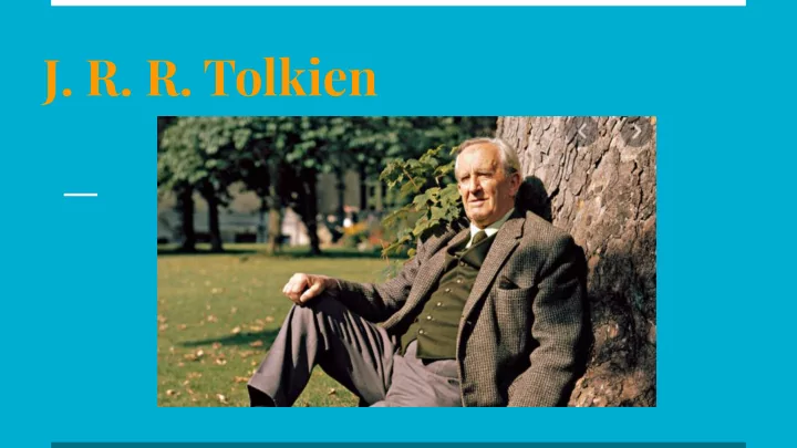 j r r tolkien historical timeline