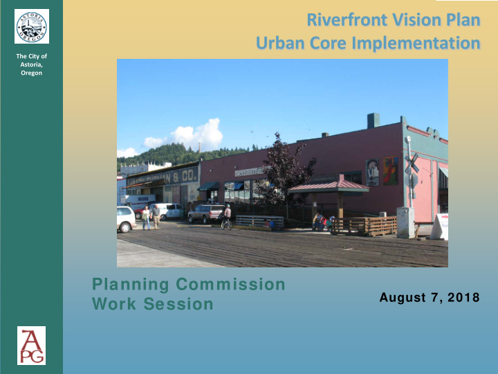 riverfront vision plan urban core implementation