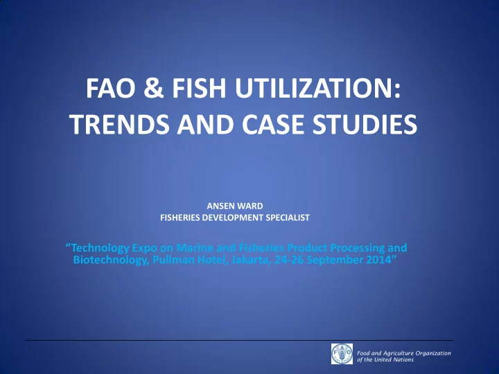 trends and case studies