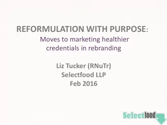 MANDATORY - it is a legal requirement VOLUNTARY - it helps marketing  Two main sets of regulations