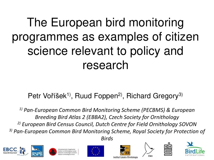 science relevant to policy and