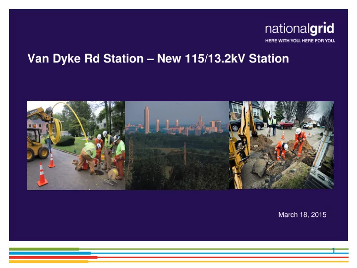 van dyke rd station new 115 13 2kv station
