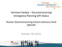 emergency planning ep status