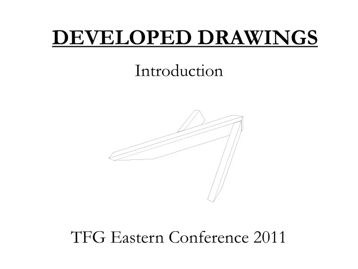 developed drawings