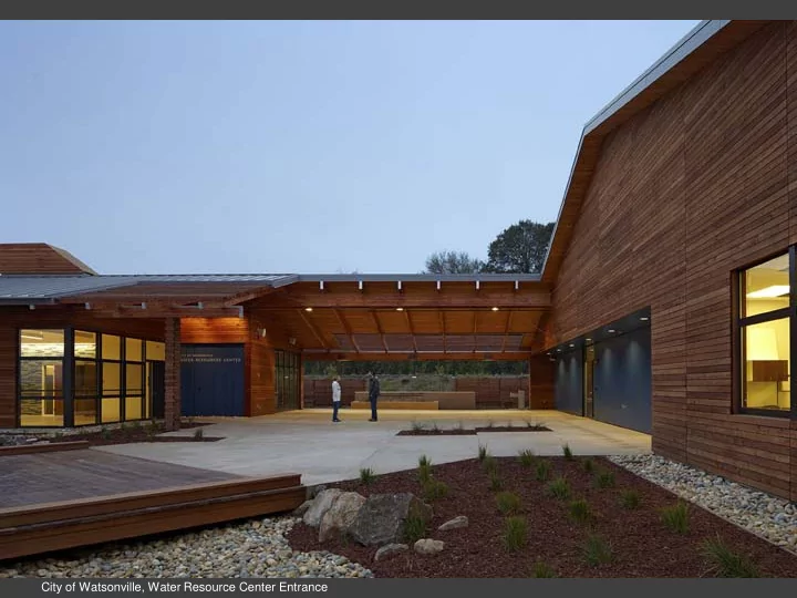 city of watsonville water resource center entrance city