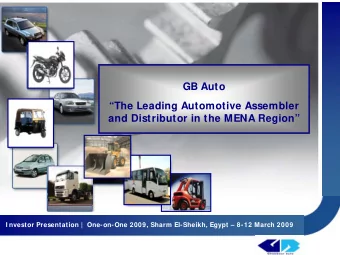 GB Auto  EVERYTHING ON WHEELS  The Ghabbour Group of Companies  The Leading Automotive