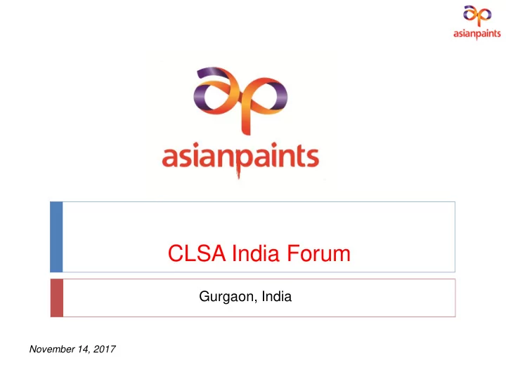 clsa india forum