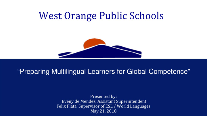 west orange public schools