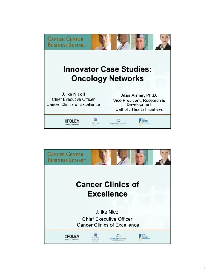 innovator case studies innovator case studies oncology