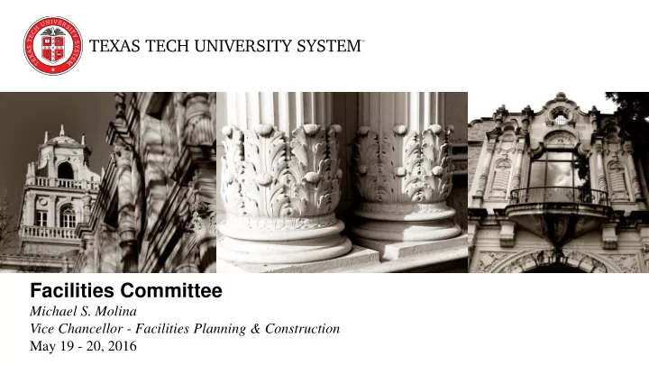facilities committee