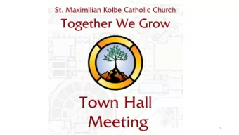 1  Tog  ogether We  e Gr  Grow  Cam  Campaig  ign Prayer  Loving Father, Source of all creation,