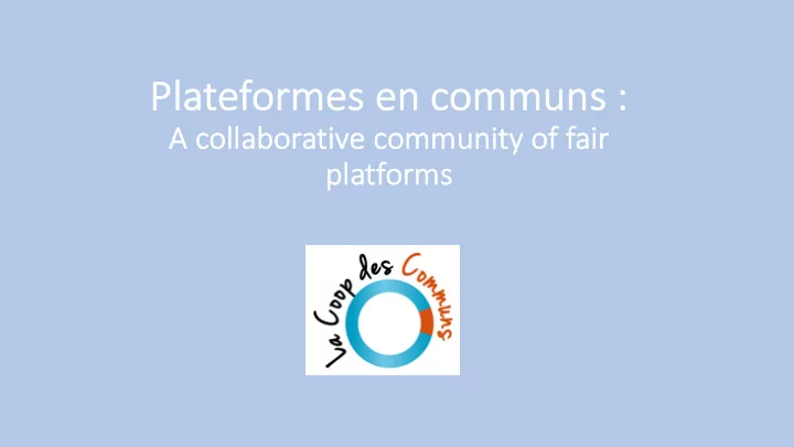 pla plateformes es en en c communs