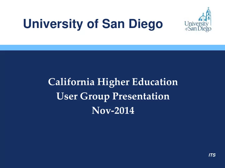university of san diego