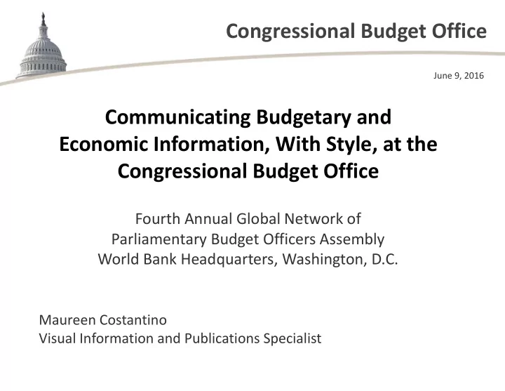 congressional budget office