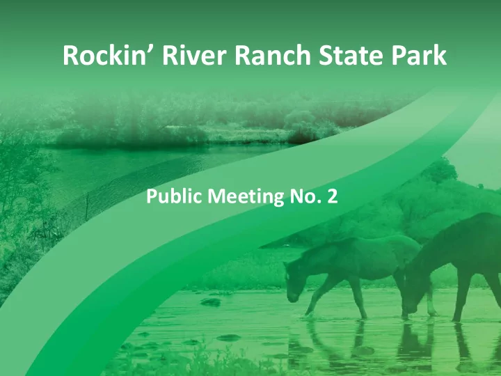 rockin river ranch state park
