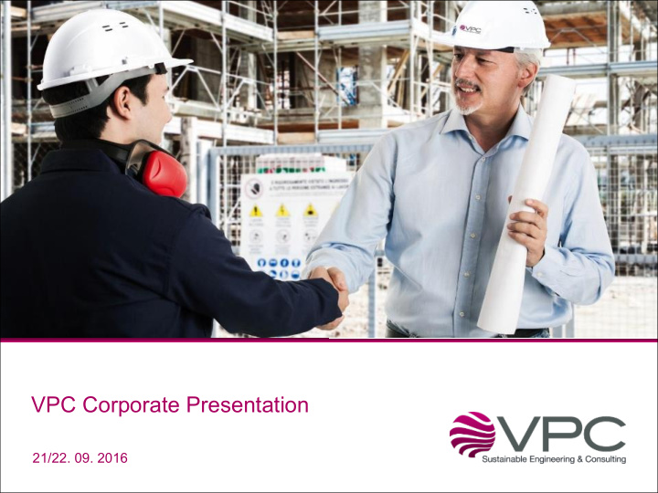 vpc corporate presentation