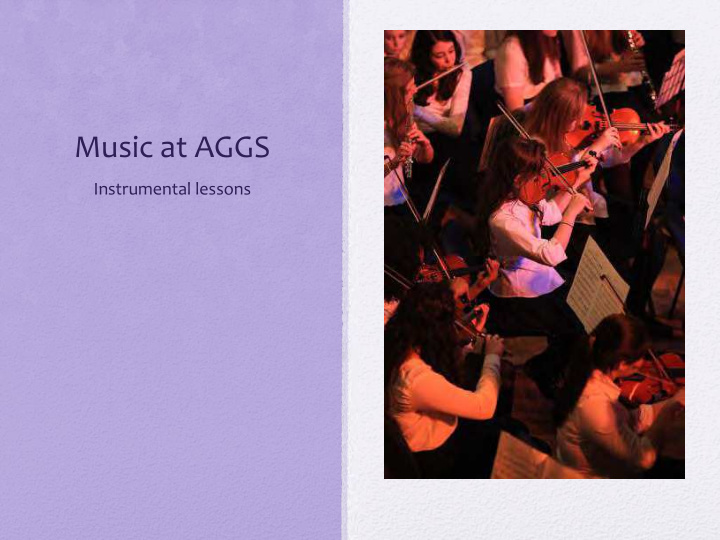 music at aggs